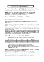 SEANCE DU 12 decembre 2024